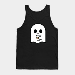 Cozy Ghost needs Coffee Tank Top